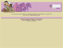 Tablet Screenshot of palomino.horseisle.com
